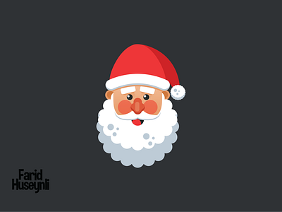 Flat Design Santa Claus design flat flat design flatdesign icon illustration illustrator logo tutorial vector