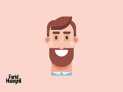 Flat Character character design emoticon farid huseynli farid huseynli flat flat character flat design flatdesign illustration illustrator logo tutorial vector