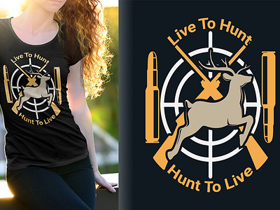 Hunting Design | T-shirt Design