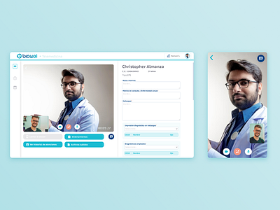 Biowel - Telemedicine UI app design graphic design ui ux