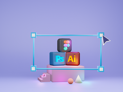 "love what you do" 3d figma flat illustrator photoshop