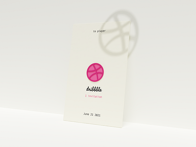 1 dribbble player invitation