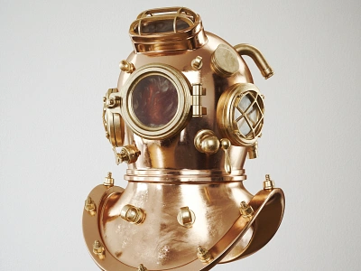 CG Antique Diving helmet - Renderfolk studio project. 3d 3d art 3d artist 3dsmax cg cgi product product rendering rendering