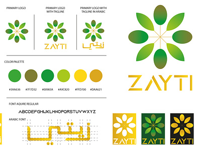 Logo Zayti Description - Part 1 brand design branding creation design dribbble photoshop drawing illustrator cc logo morocco typography vector
