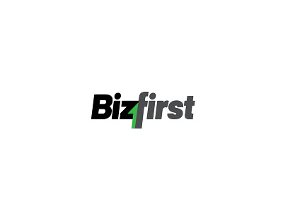 Logo for Bizfirst professionals company green logo logodesign pune punejobs vector veerendratikhe