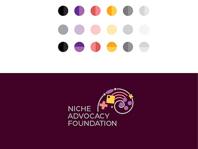 Niche Advocacy Foundation Dark Version logo