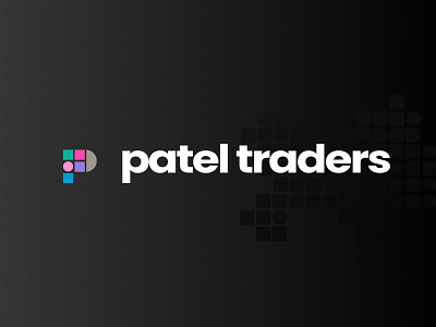 Patel Traders logo - dark version brand identity branding design logo pune vector veerendratikhe