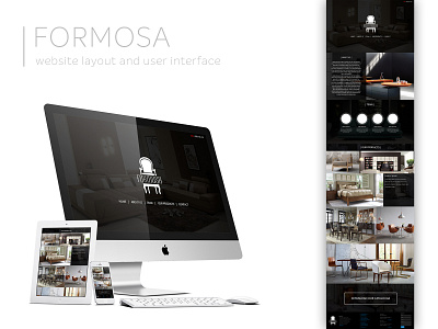 Formosa Website Layout branding layout ui uidesign uiux ux uxdesign vector web