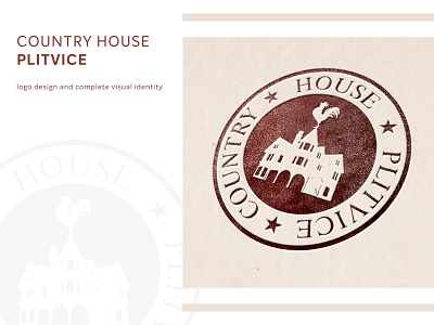 Country House Logo Design branding design icon illustration logo typography