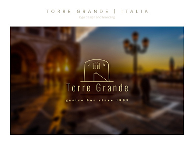 Torre Grande Logo Design branding graphicdesign illustration logo typography vector