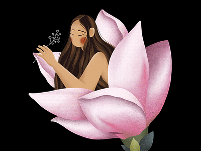 Flower of Shanghai 🌸 art design designer digitalart digitalillustration flower graphicdesign illustration shanghai woman