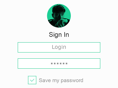 The login in page in login page the