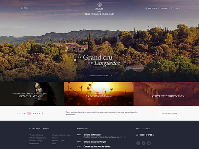 Wine producer france fullscreen homepage provence wine