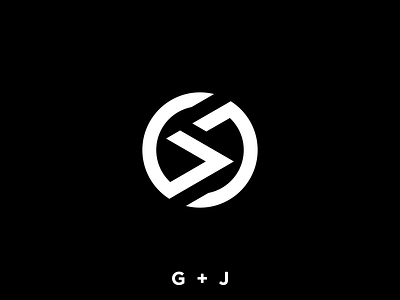 GJ LOGO app branding design icon illustration lettering logo minimalist sketch typography