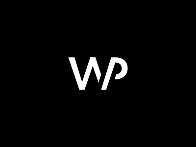 WP logo design animation awesome branding design icon illustration lettering logo minimalist sketch typography