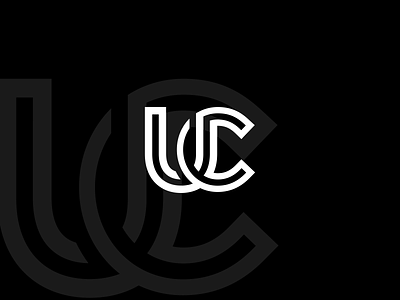 UC LOGO branding design illustration lettering logo minimalist sketch ui ux vector