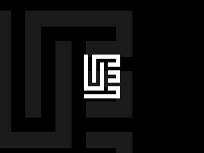 UE LOGO branding design illustration lettering logo minimalist sketch ui ux vector