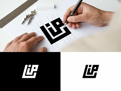 LIP logo concept animation art awesome branding design flat icon illustration illustrator lettering logo minimalist sketch texas typography vector
