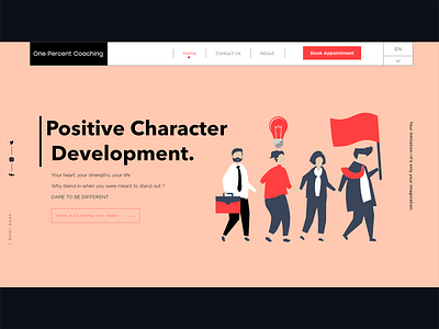 Landing Page design for Psychologist Client design freelance project ui ux uidesign web web design webdesign website website design