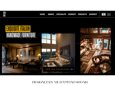 Furniture eCommerce design Landing page adobe xd brand brand design branding design ecommerce ecommerce design freelance full shot header new ui ux uidesign webdesign