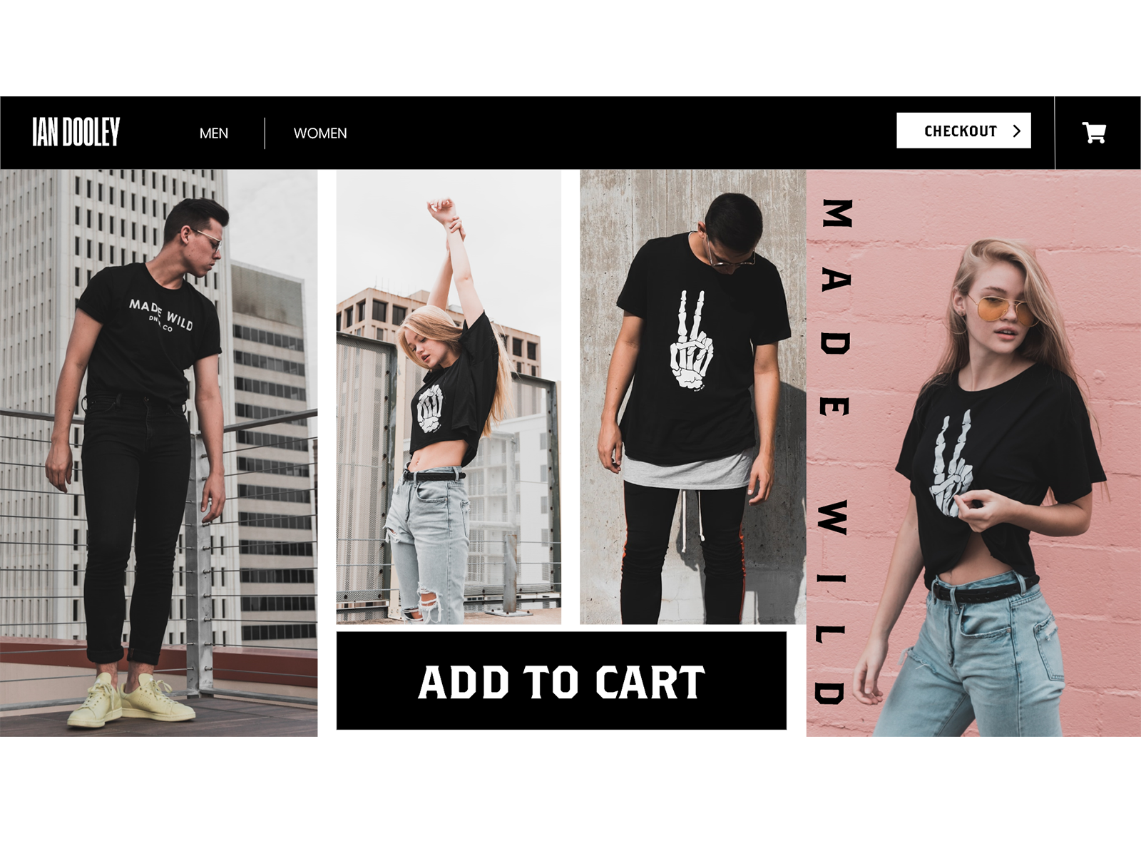 custom shirt one pager ecommmerce by Muhammad Shoaib on Dribbble