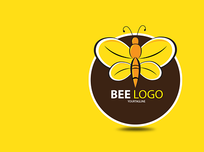 Bee Logo company logo illustrator logo logo design logodesign make logo