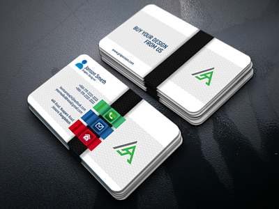 Professional 3D effect Business Card Design