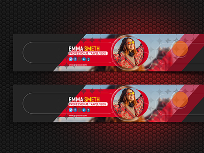 Youtube banner design for channel