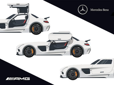 AMG~illustrator car illustration