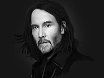 Keanu Reeves Digital Painting