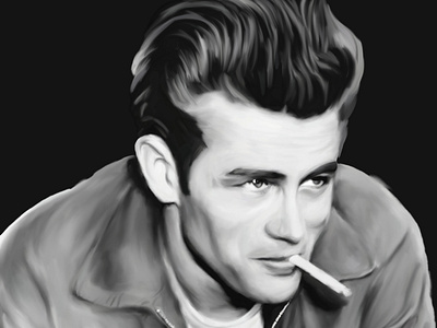 james dean Digital Painting