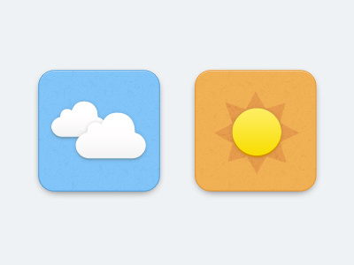 Weather icons