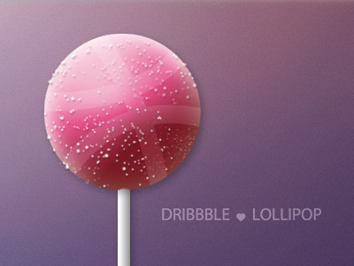 Lollipop dribbble lollipop pink sugar sweet