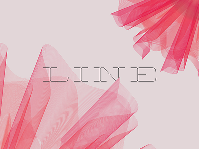 Line 3d 3d effect font graphic illustrator infographic line pink style vector