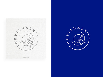 The Visual X Logo brand branding design guides identity design identitydesign logo logo design logodesign thevisualx