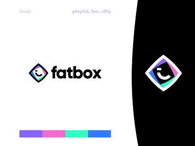 Fatbox Logo Exploration v.1 b2c box branding logo logotype mark mockups packaging saas