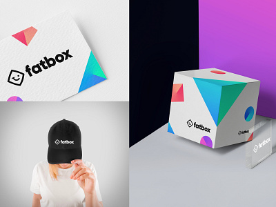Fatbox Logo Exploration v.4 b2c branding colorfull fun logo mark packaging saas
