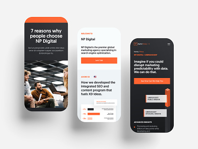 NP Digital Mobile Website