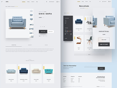 Stile Theme - Products bigcommerce bootstrap chair ecommerce filter furniture product sofa stile theme