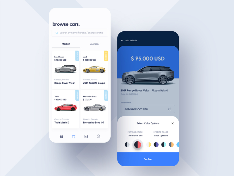 trade cars app