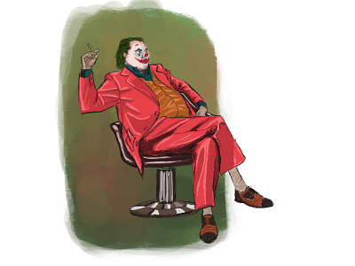 Joker branding design digital painting drawing hollywood illustration joker marvel portrait sketch
