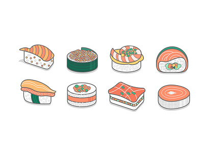 sushi icon sushi