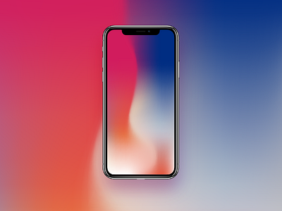 iPhone X wallpaper (with source file) by Funpee on Dribbble