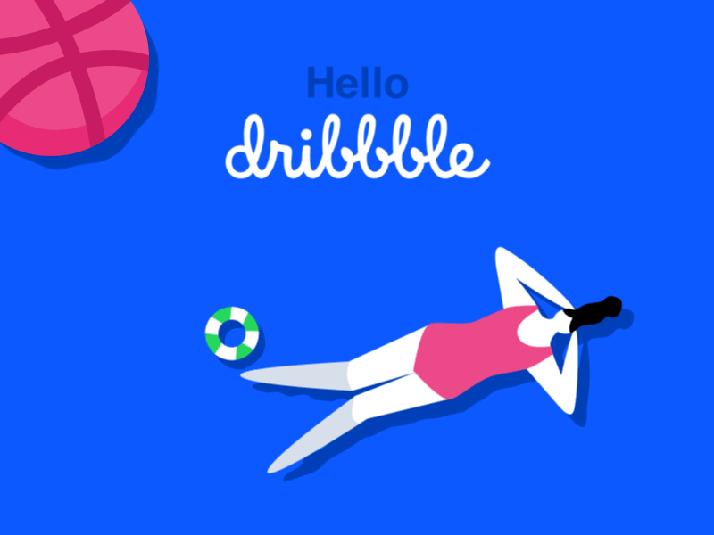 Hello Dribbble animation debuts dribbble illustration motion