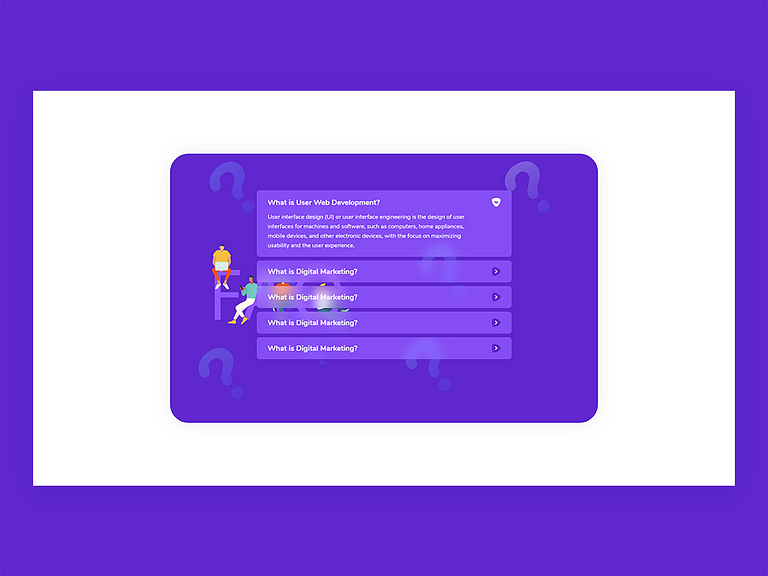 Accordions Element 3 for  Templates by Jaed Mosharraf on Dribbble