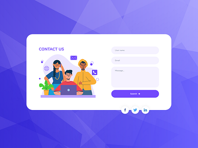 Contact Us | Contact Form Element - 2 for Web Templates contact us elements uidesign uidesigns