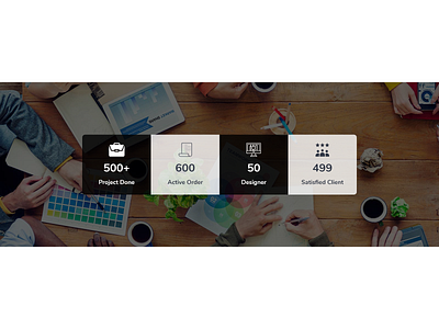 Counter Element - 5 for Web Templates elements increment uidesign uidesigns