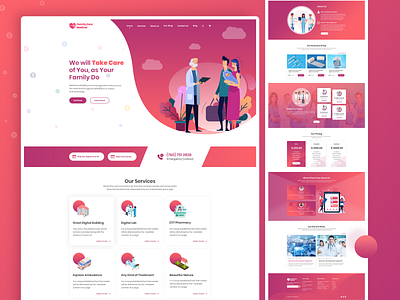 Medical Landing Web Template