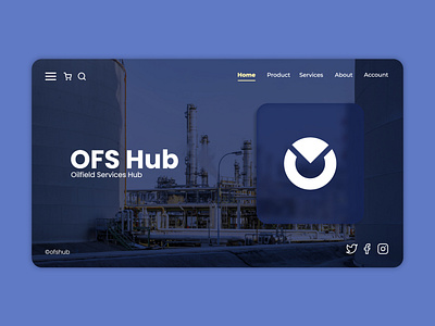 Landing Page Oilfield E-Commerce