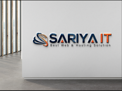 Sariya IT logo branding design digital marketing graphic design icon illus illustration it it logo design logo minimal vector website